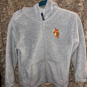 Disney Gray Fleece Zip-Up Jacket